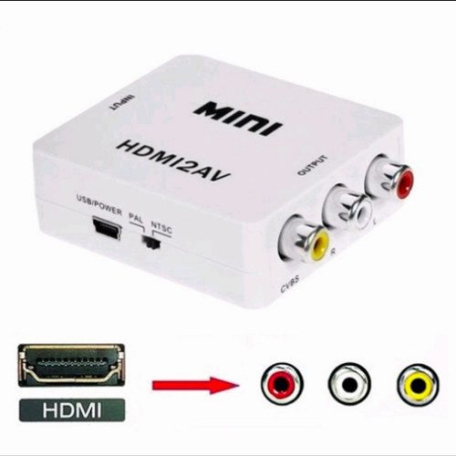 CONVERTER HDMI TO AV RCA MINI BOX HDMI2AV