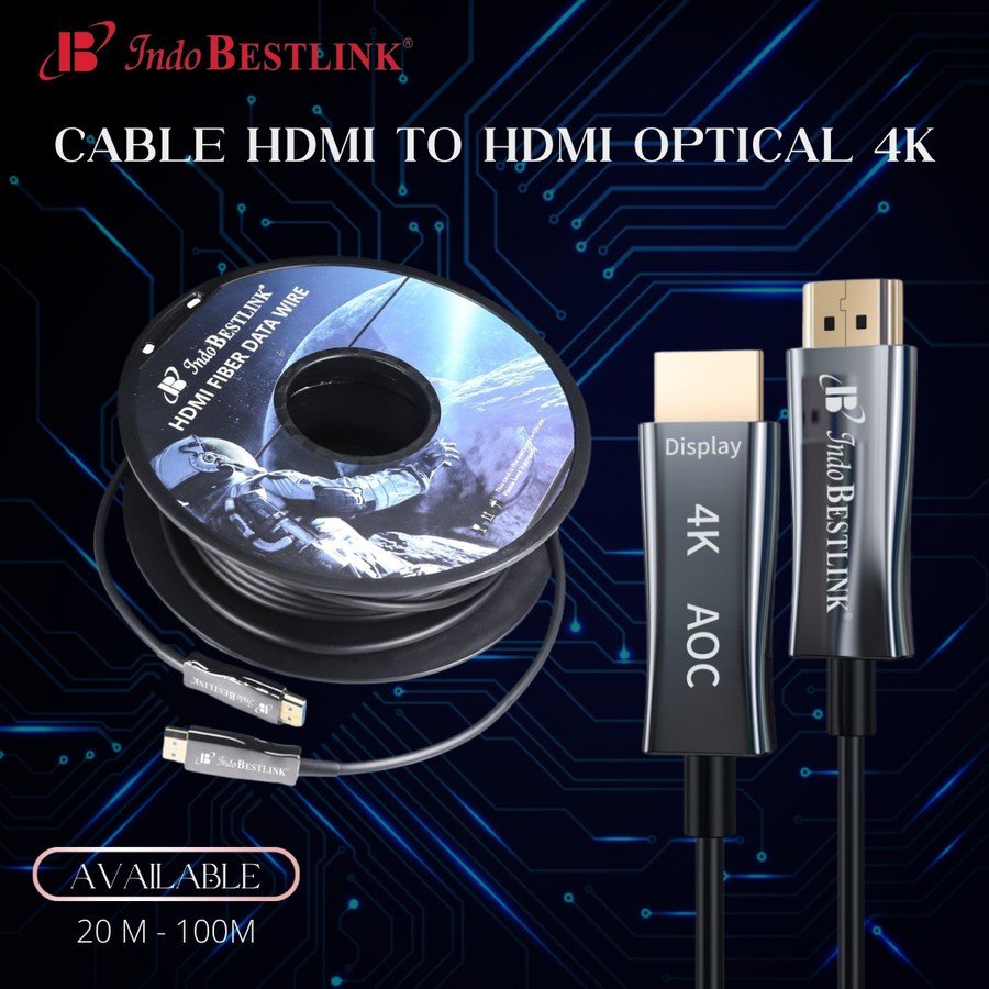 HDMI Cable Active Fiber Optical 4K 40 Meter