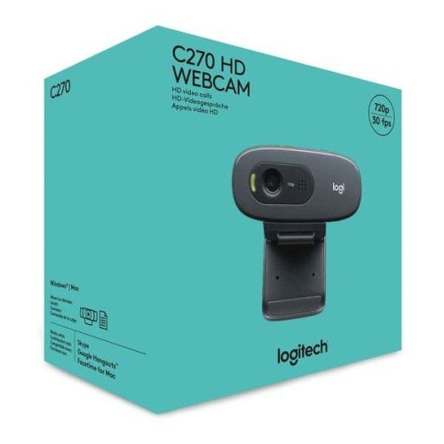 Webcam Logitech C270 HD Logitech Webcam C 270 HD Original