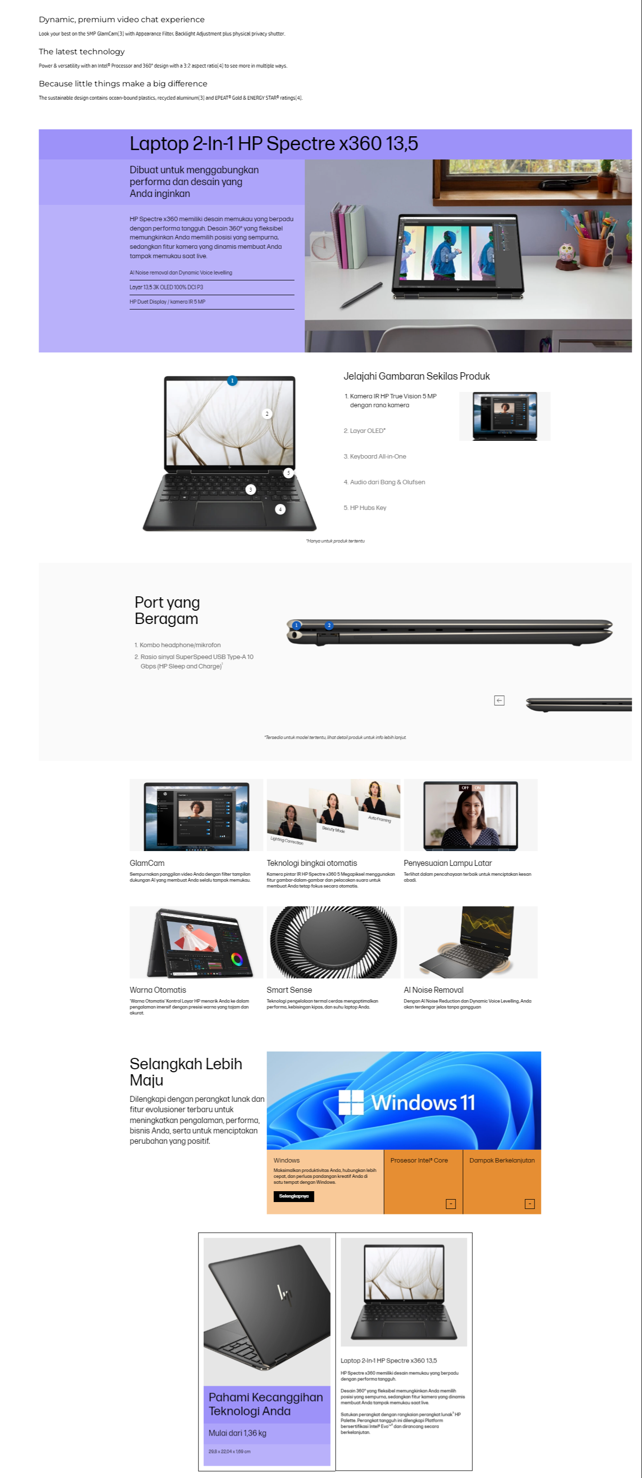 HP Spectre x360 14 ef0005TU