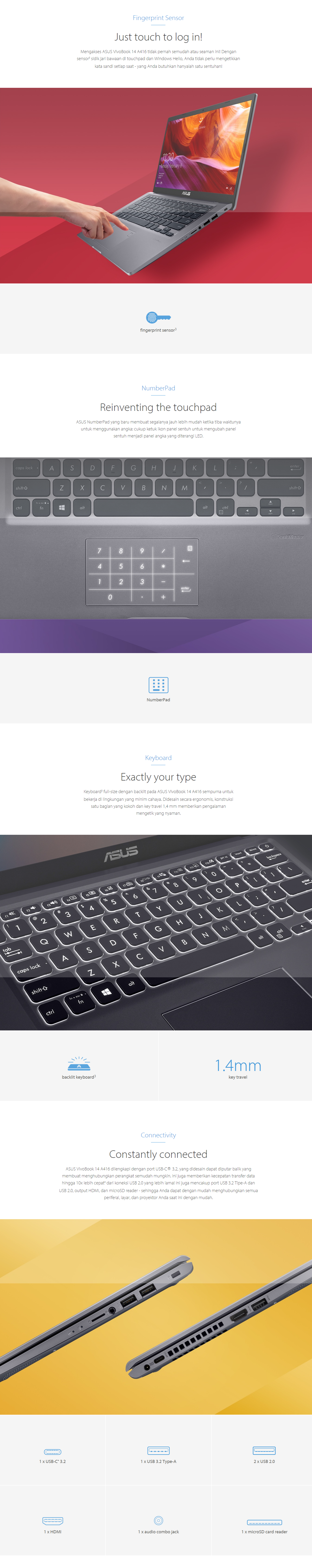 ASUS A416｜Laptop For Home｜ASUS Indonesia 1 -