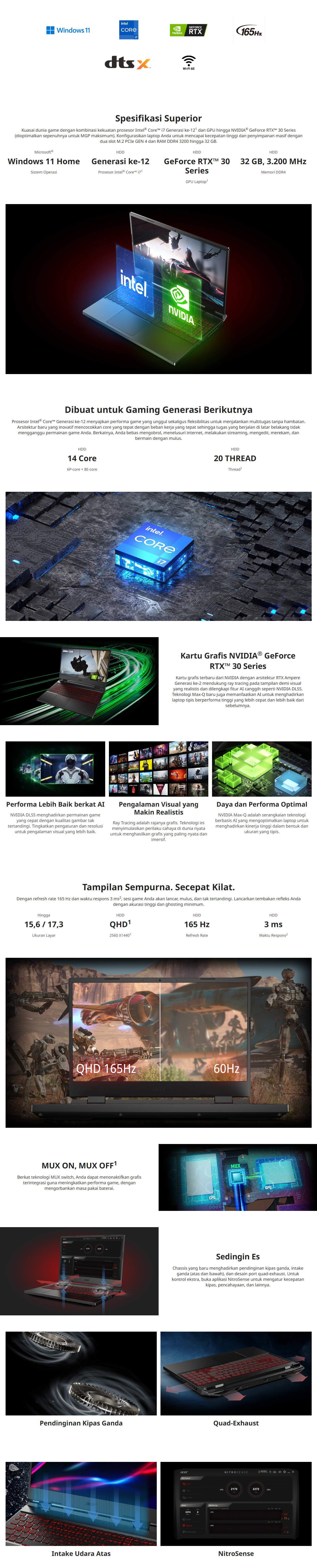 Acer Nitro AN515 58 55E6 -