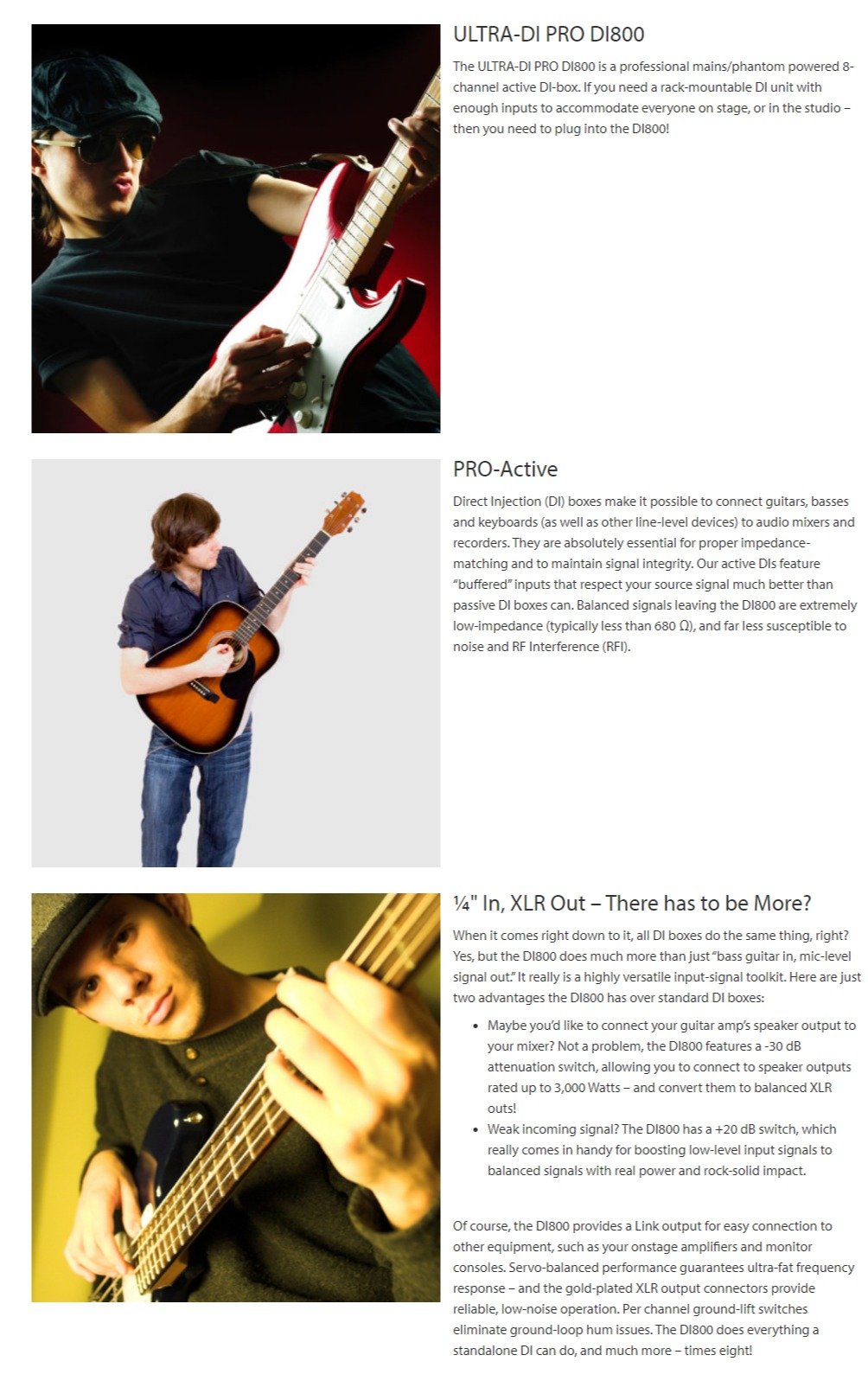 Behringer DI800 Ultra DI Pro v2 -