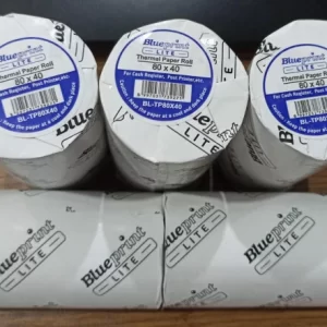 Kertas Thermal Struk kasir POS Resi BLUEPRINT Lite 80x40 mm -