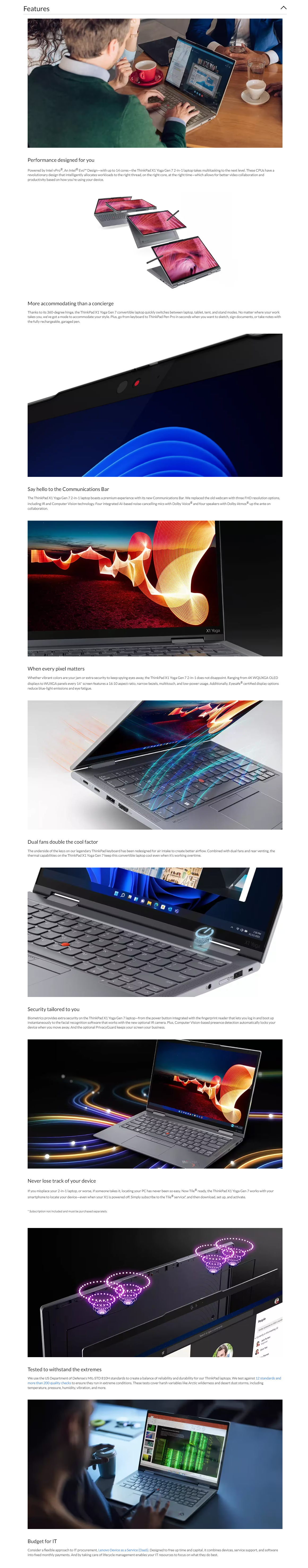 ThinkPad X1 Yoga Gen 7 14 Intel® Evo™ based 2 in 1 with pen Lenovo US -