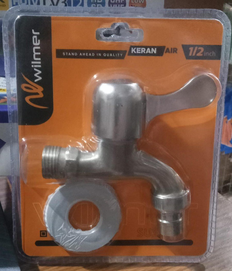 Kran Air Tembok Taman Stainless Steel SUS 304 WILMER -