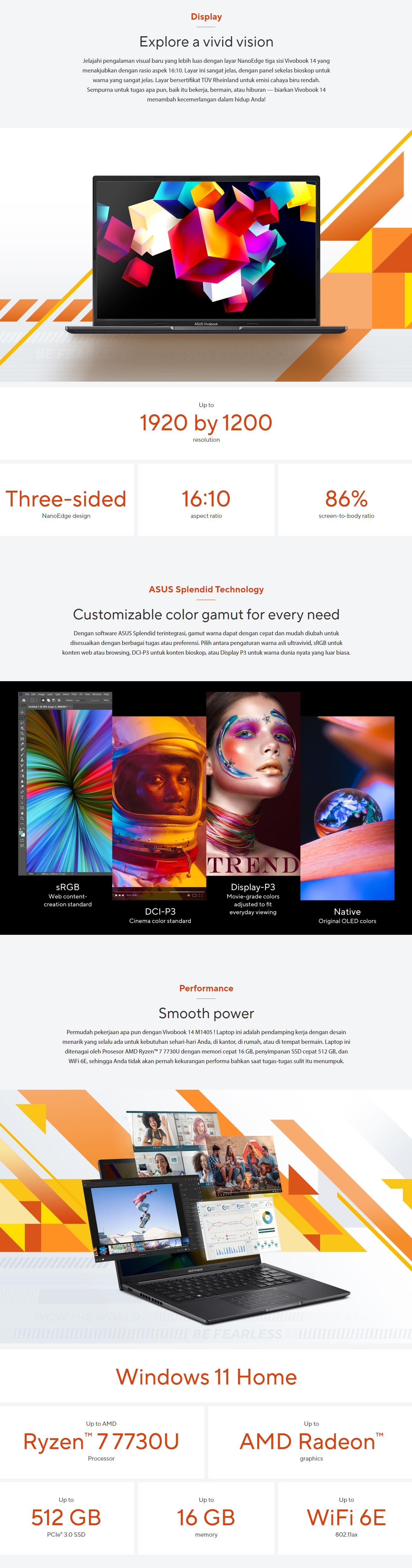 Asus Vivobook M1405YA