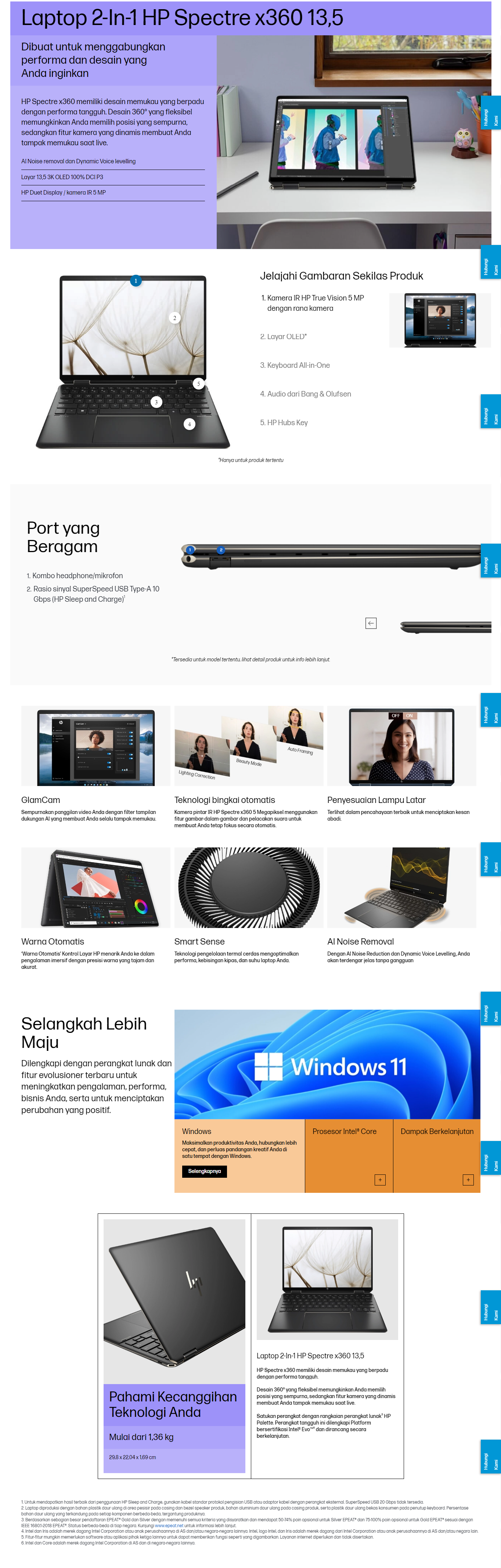 HP Spectre X360 14 EF2002TU