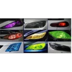 Sticker Hybrid Per Lembar 30cm x 50cm Hijau Hitam Vinyl - Termurah