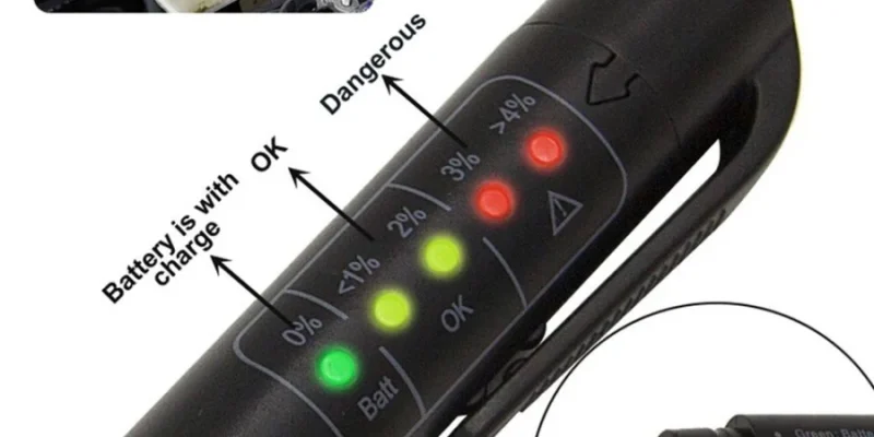 Pilihan Toko Jual Alat Tes Cek Kualitas Oli Minyak Rem Mobil Brake Fluid DOT Tester LED Termurah