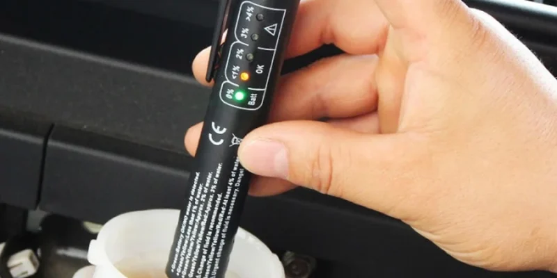 Rekomendasi Toko Jual Alat Tes Cek Kualitas Oli Minyak Rem Mobil Brake Fluid DOT Tester LED Terlengkap 2026