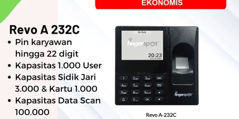 Pilihan Toko Jual Mesin Absensi Revo232C Harga Terbaik 2026 – Termurah & Terpercaya
