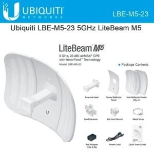 Ubiquiti LBE-M5-23 , LiteBeam 5 GHz, 23 dbi airMAX CPE