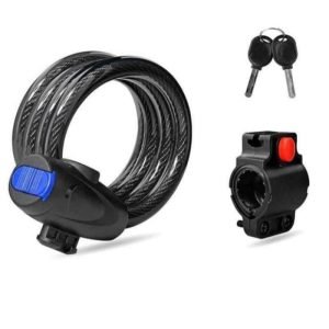 Kunci Gembok Sepeda Panjang Anti Maling Model Kabel