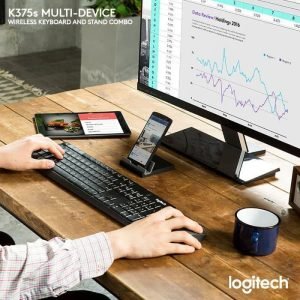 Keyboard Wireless Logitech MultiMedia K375s Original Garansi Resmi