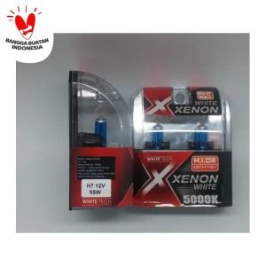MICHIBA WHITE XENON H7 12V 55W ORYGINAL 100% / BOHLAM / FOGLAMP PUTIH