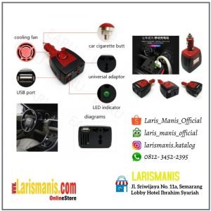 POWER INVENTER CAR 150 WATT 220v AC EU 5v usb charger