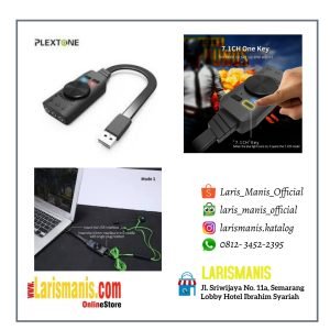 CARD EARPHONE HEADPHONE 7.1 PLEXTONE GS3 CH GAMING USB SOUND VIRTUAL