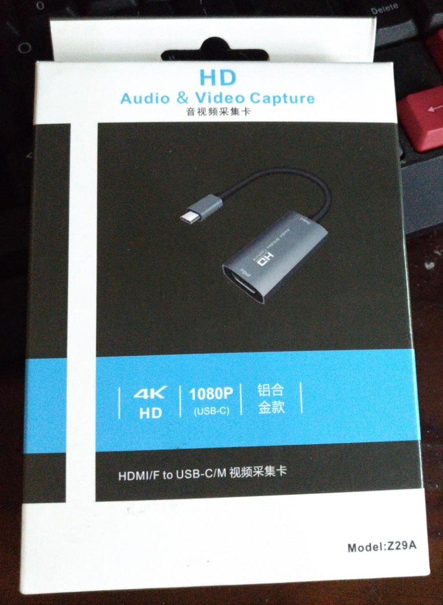 Video Capture Card Hdmi To Type C Support Full HD 1080p/60fps