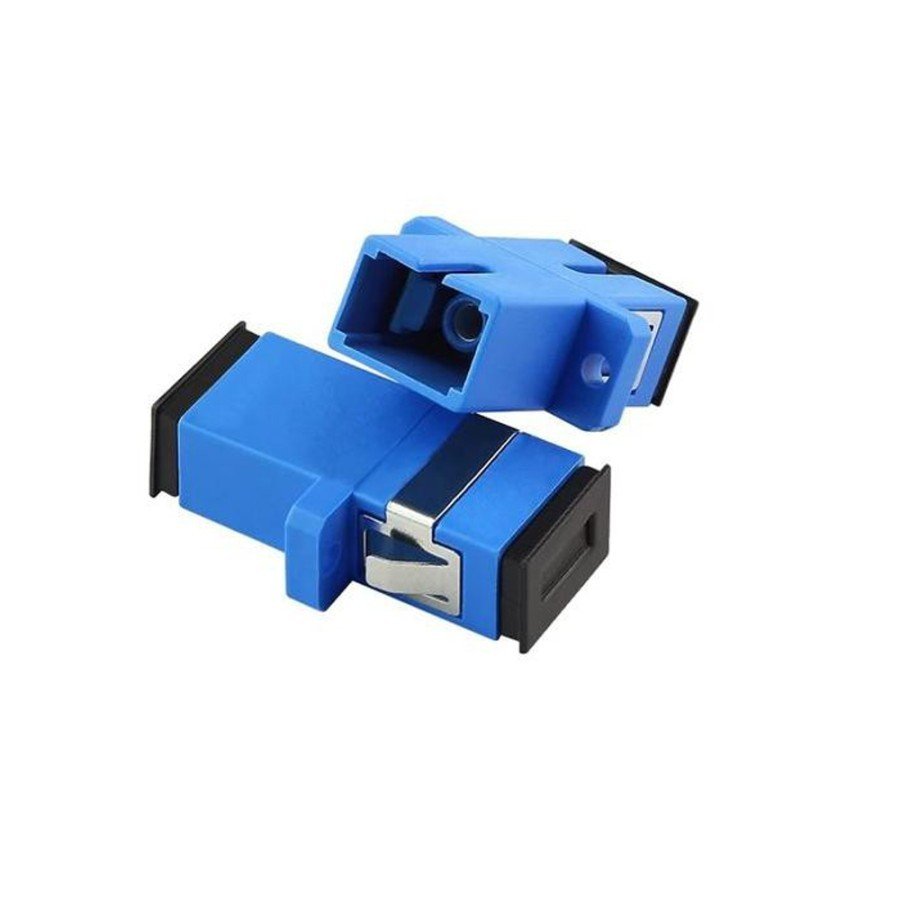 Fiber Optik Adapter SC UPC Biru Adapter FTTH Konektor FO