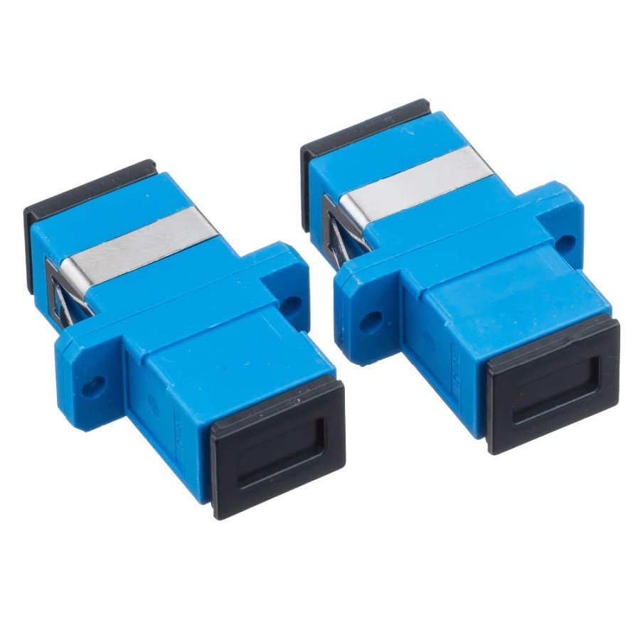 Fiber Optik Adapter SC UPC Biru Adapter FTTH Konektor FO