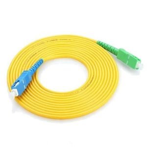 Patchcord Fiber Optik Simplex SC/UPC - SC/APC Panjang 5 Meter Kabel FO