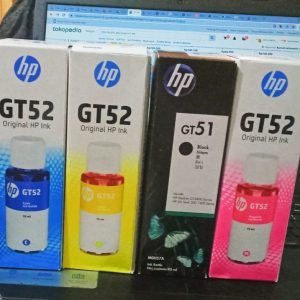 Tinta HP GT51/GT52/53 - Bundling 1 Set (Black Cyan Magenta Yellow)