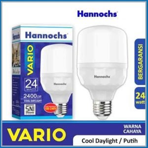 Lampu Hannocs LED Vario Series - 24 Watt - 2400 lm | PUTIH - 6500K E27