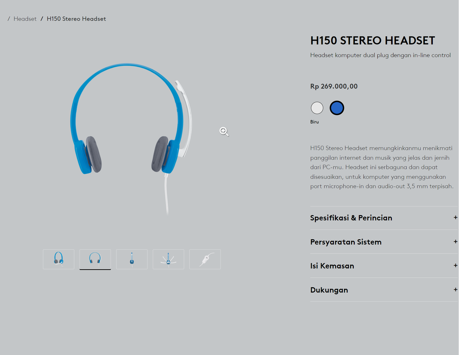 Head set LOGITECH H-150