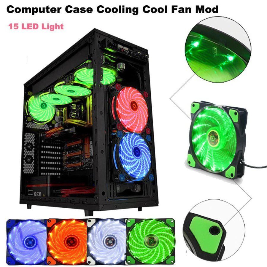 Fan casing PC/CPU 12cm Gaming