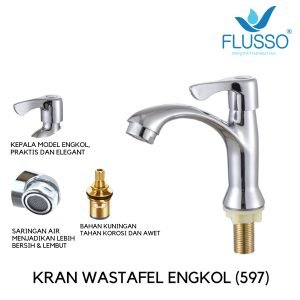 Kran Air Wastafel Sink Flusso PE1 KWT ZC L7751