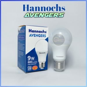 Lampu Hannochs Avengers 9w 9 w watt Daylight Putih