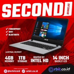 Asus A407MA-BV002T [SECOND] Intel Celeron N4000 4GB 1TB + 256GBW10
