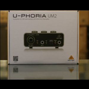 Behringer Soundcard U Phoria UM2 UM 2 with Preamp