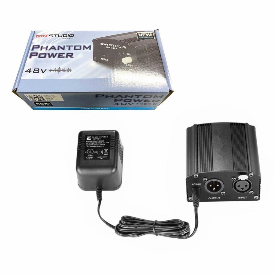 Phantom Power Supply 48V for Condenser Microphone