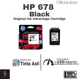HP 678 Black Original Ink Advantage Cartridge