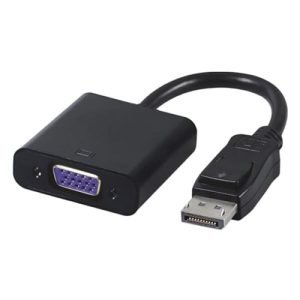 DISPLAY PORT VGA TO VGA FEMALE CONVERTER GOLD-PLATED CORD