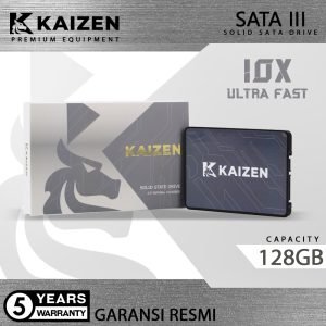 SSD 128GB KAIZEN SATA III 2.5″ 6GB/S GARANSI RESMI – Bukan SSD 120GB