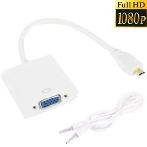 Micro HDMI To VGA With Audio Converter Adapter