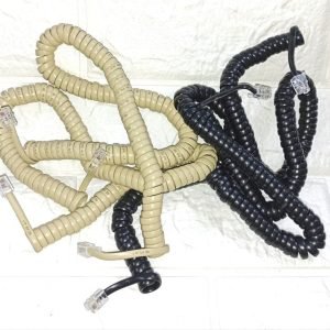 Kabel Telepon Spiral Kabel Gagang Telpon Spiral Pendek