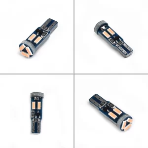 LED T5 Pcb 3 Mata 1210 Model Jamur Lampu Speedo Dashboard Mobil Motor - Orange
