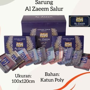 Sarung Al Zaeem Tenun Grosir Murah Dewasa Motif Random Doby Salur