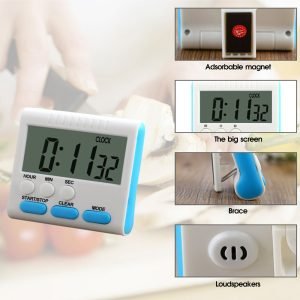 Timer Masak Dapur Digital LCD Kitchen Timer Alarm Cooking Kopi Kue Roti