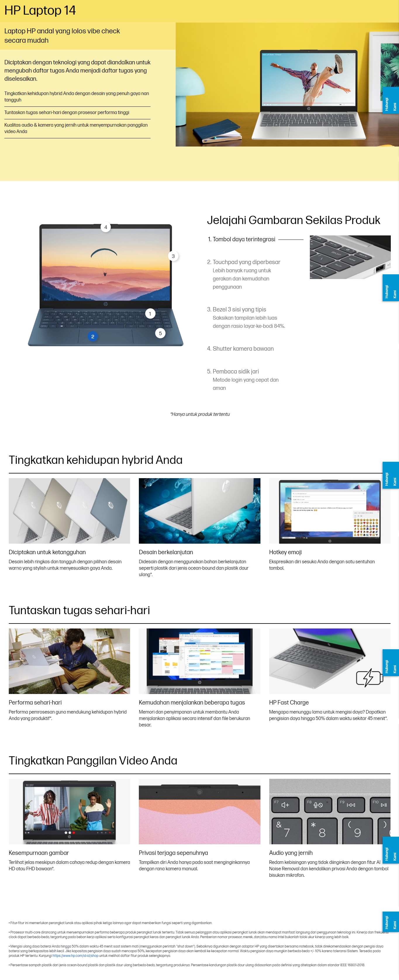 HP 14 EP0022TU 1 -