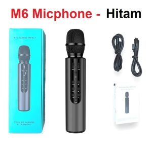 Mic Bluetooth M6 Original KTV Karaoke Microphone Bluetooth Karaoke