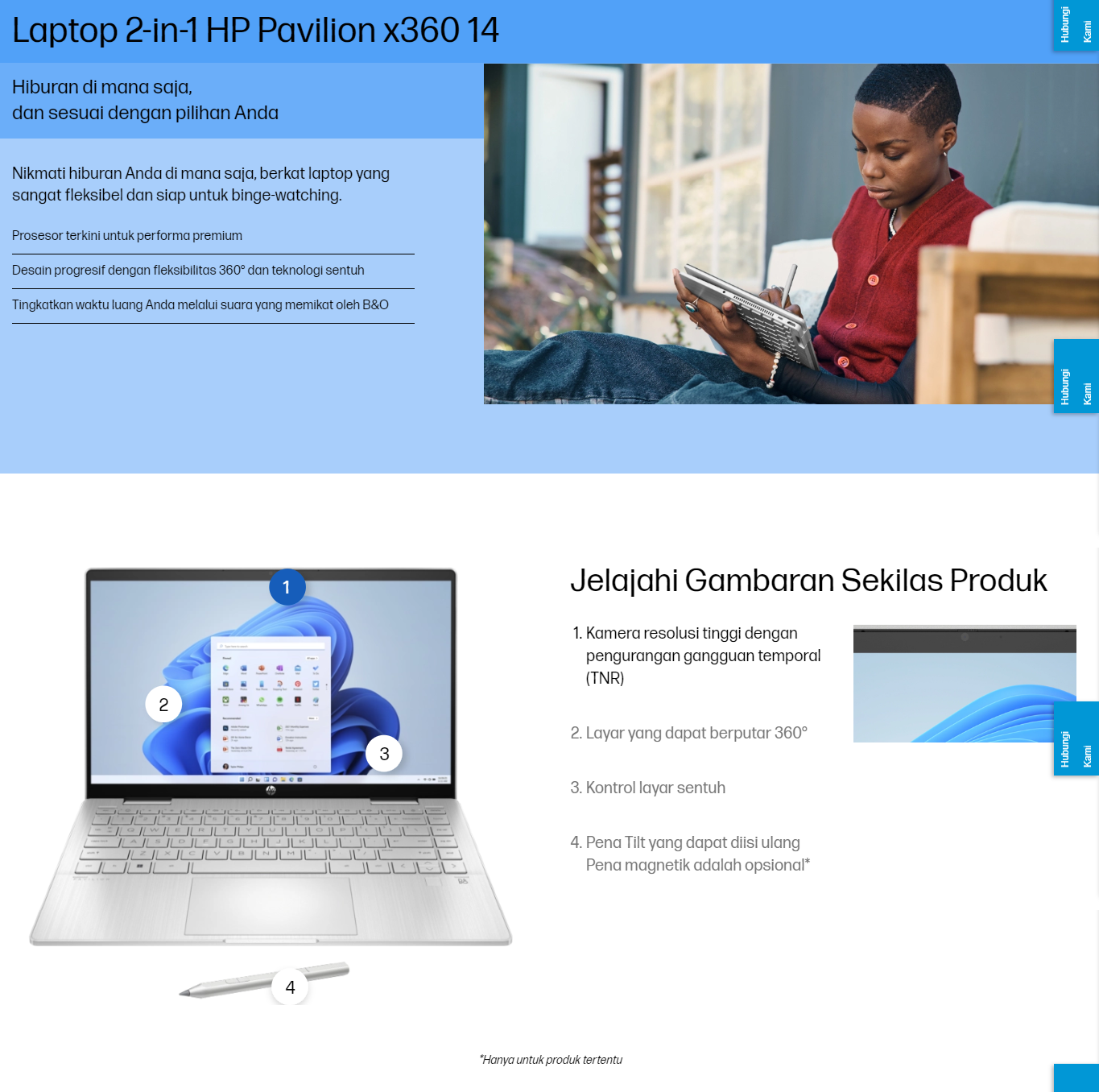HP Pav X360 EK1067TU -