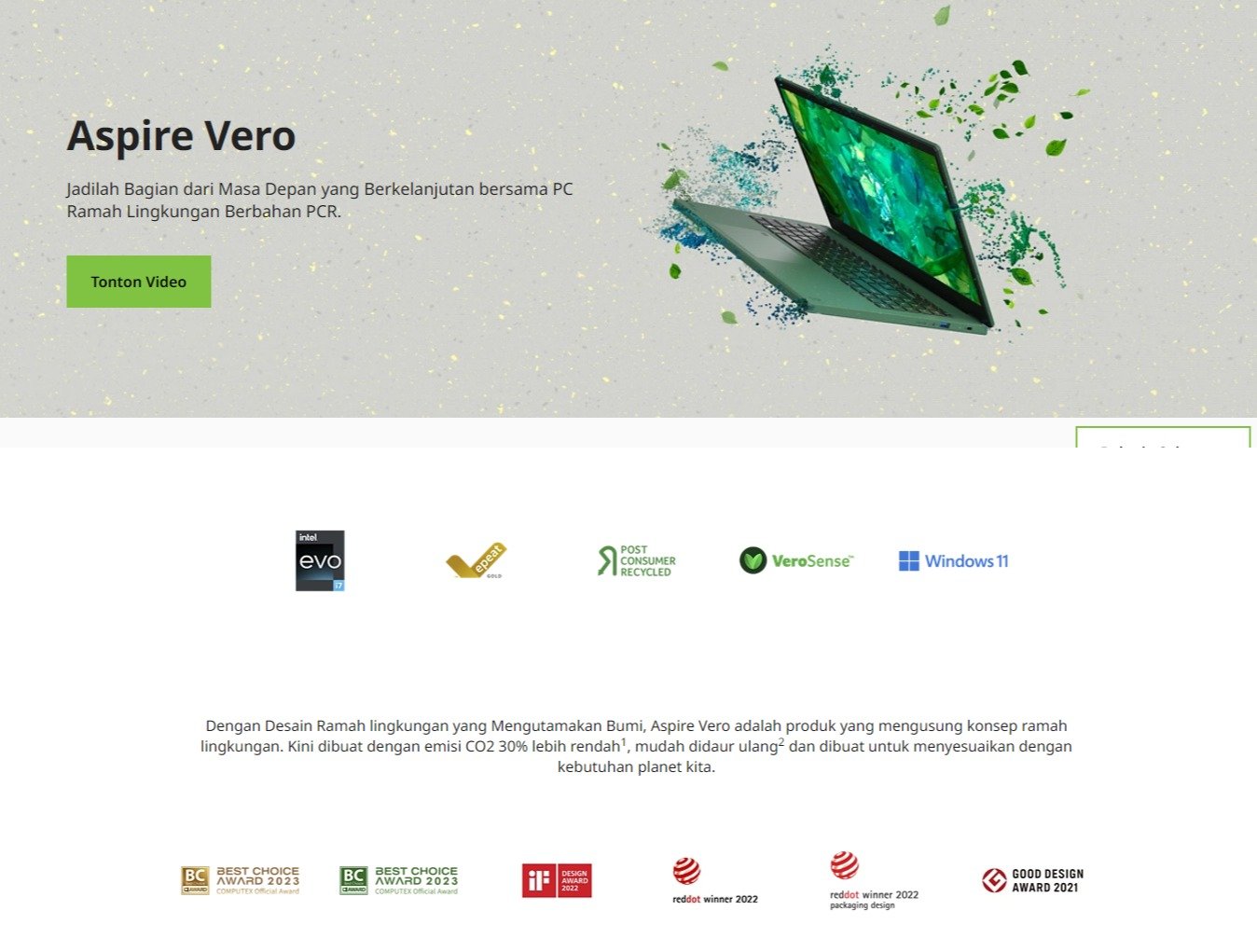 Acer Aspire Vero AV14 -