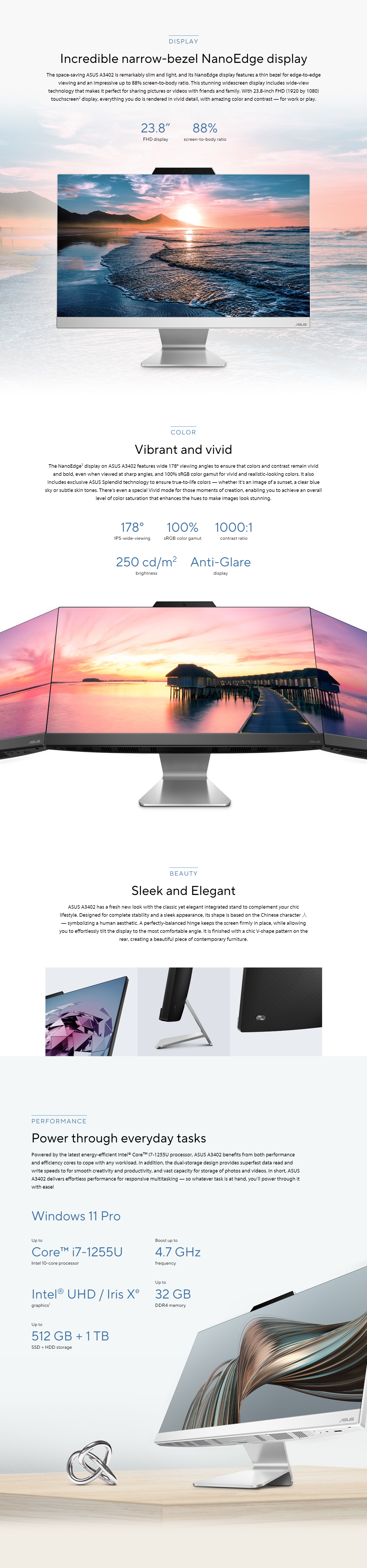Asus AIO A3402WBAT WA515WS -