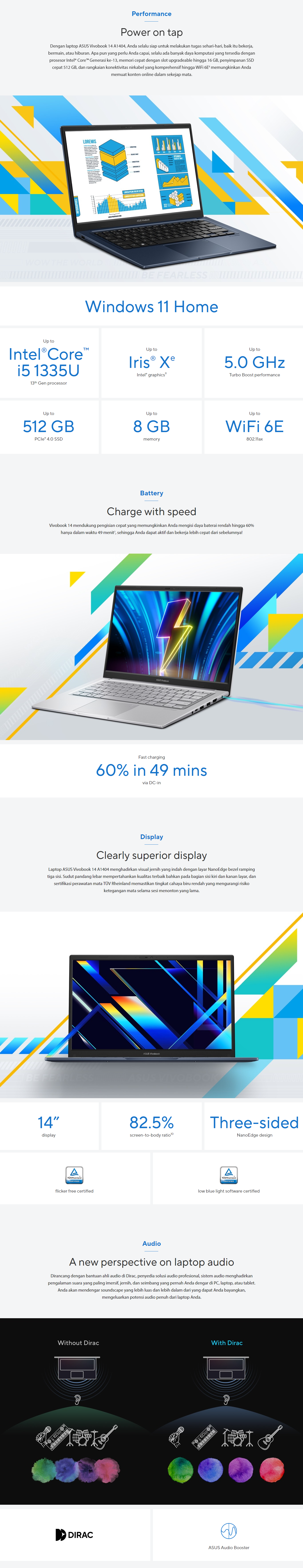 Asus Vivobook 14 A1404 -