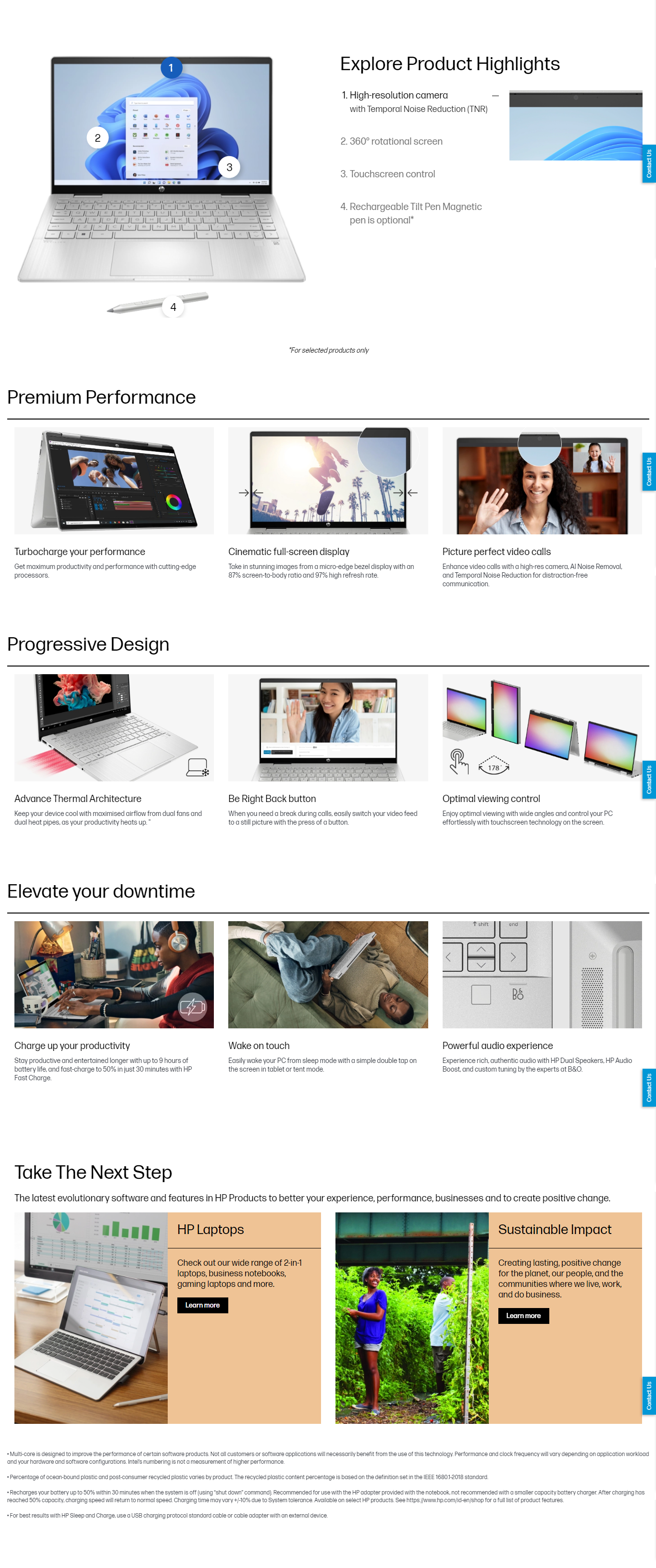 HP Pav X360 EK0160TU 11 -